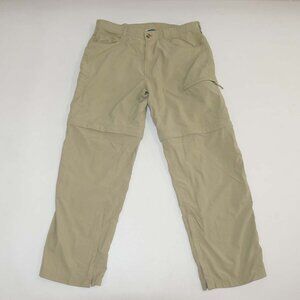 ExOfficio Men's Insect Shield Convertible Cargo Pants 38 x 31 Beige 100% Nylon